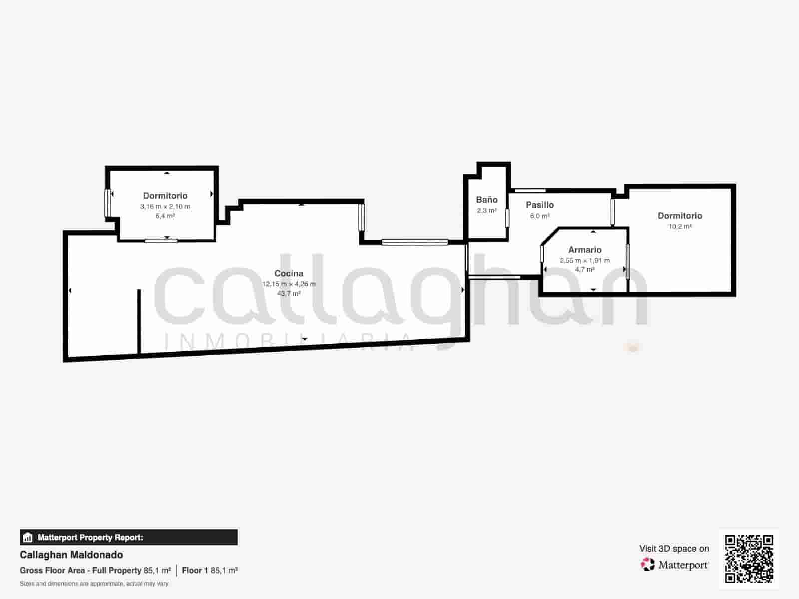 3 makuuhuone Asunto myytävänä paikassa Valencia kaupunki - 320 000 € (Ref: 9569000)