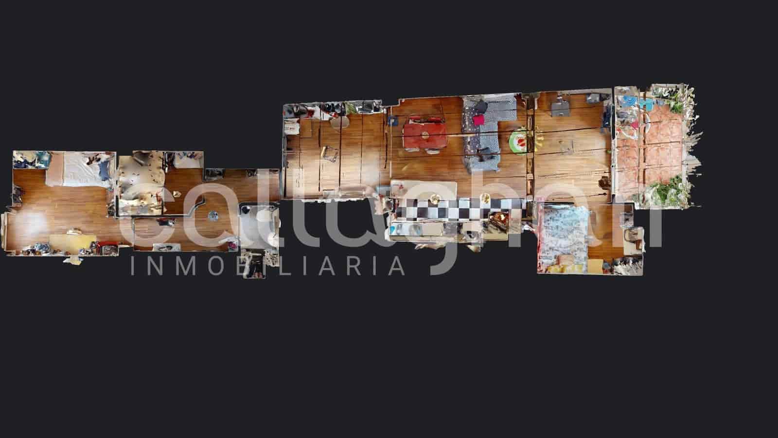 3 makuuhuone Asunto myytävänä paikassa Valencia kaupunki - 320 000 € (Ref: 9569000)