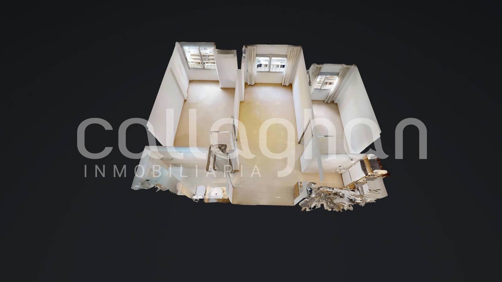 2 quarto Apartamento para arrendar em Valencia cidade - 1 200 € (Ref: 9574796)