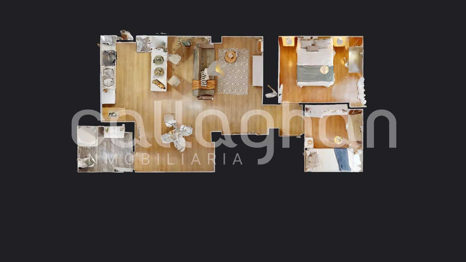 2 slaapkamer Flat te huur in Valencia stad - € 1.250 (Ref: 9574797)