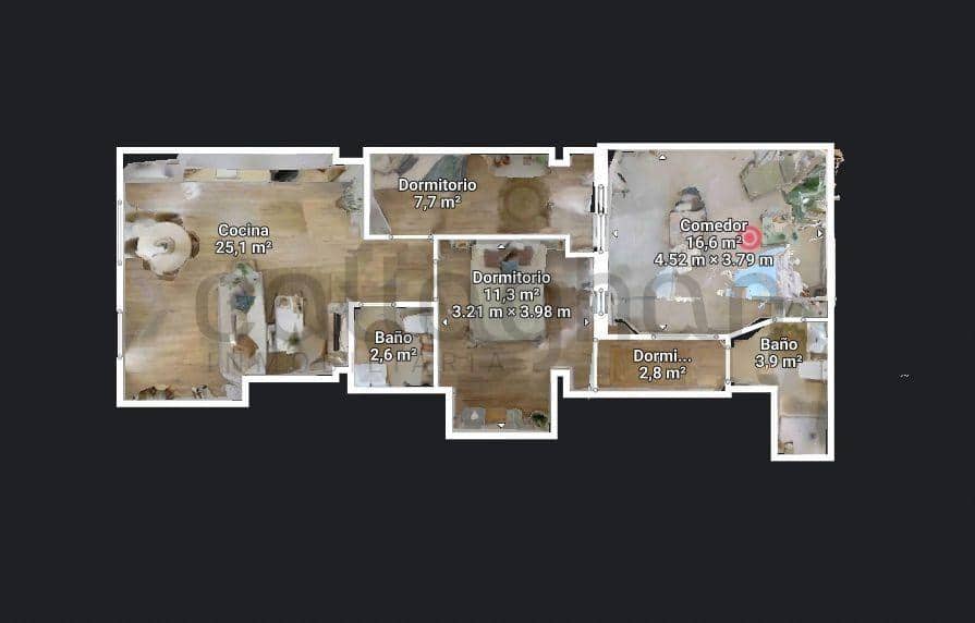 Apartamento de 2 habitaciones en València ciudad en venta - 410.000 € (Ref: 9726831)