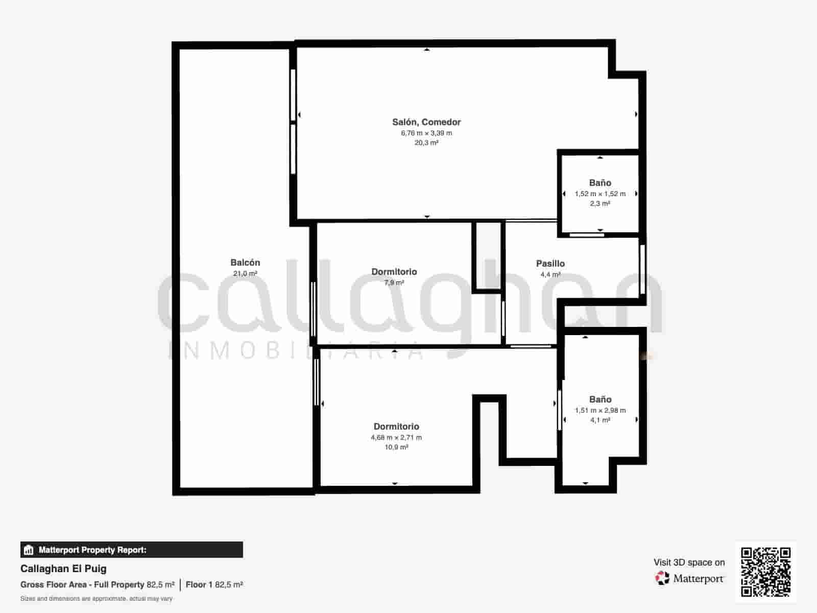 2 Zimmer Wohnung zu vermieten in Puig mit Pool - 1.400 € (Ref: 9778346)