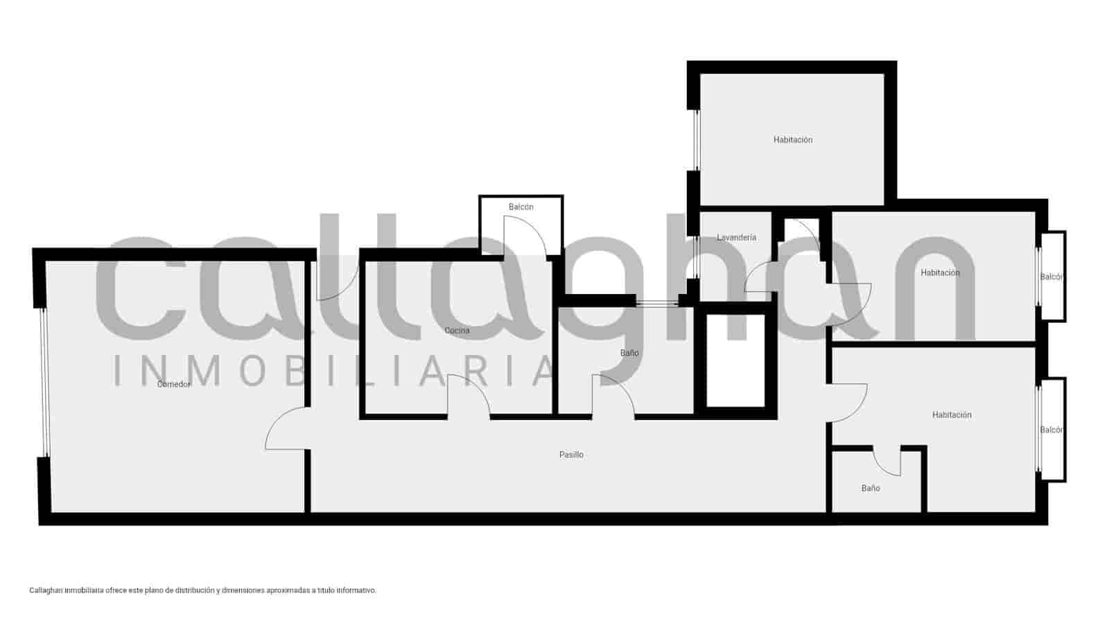 3 camera da letto Appartamento da affittare in Valencia citta - 1.800 € (Rif: 9885018)
