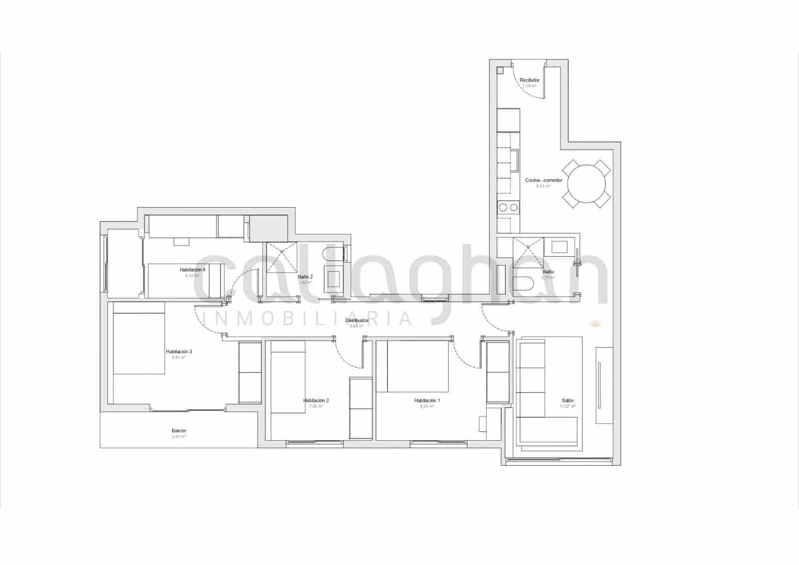 4 soveværelse Lejlighed til salg i Burjassot - € 240.000 (Ref: 9922526)