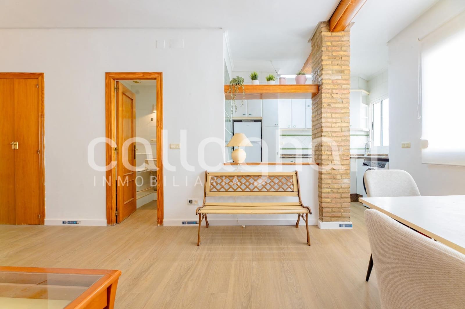 2 Zimmer Wohnung zu vermieten in Valencia Stadt - 1.200 € (Ref: 9927623)