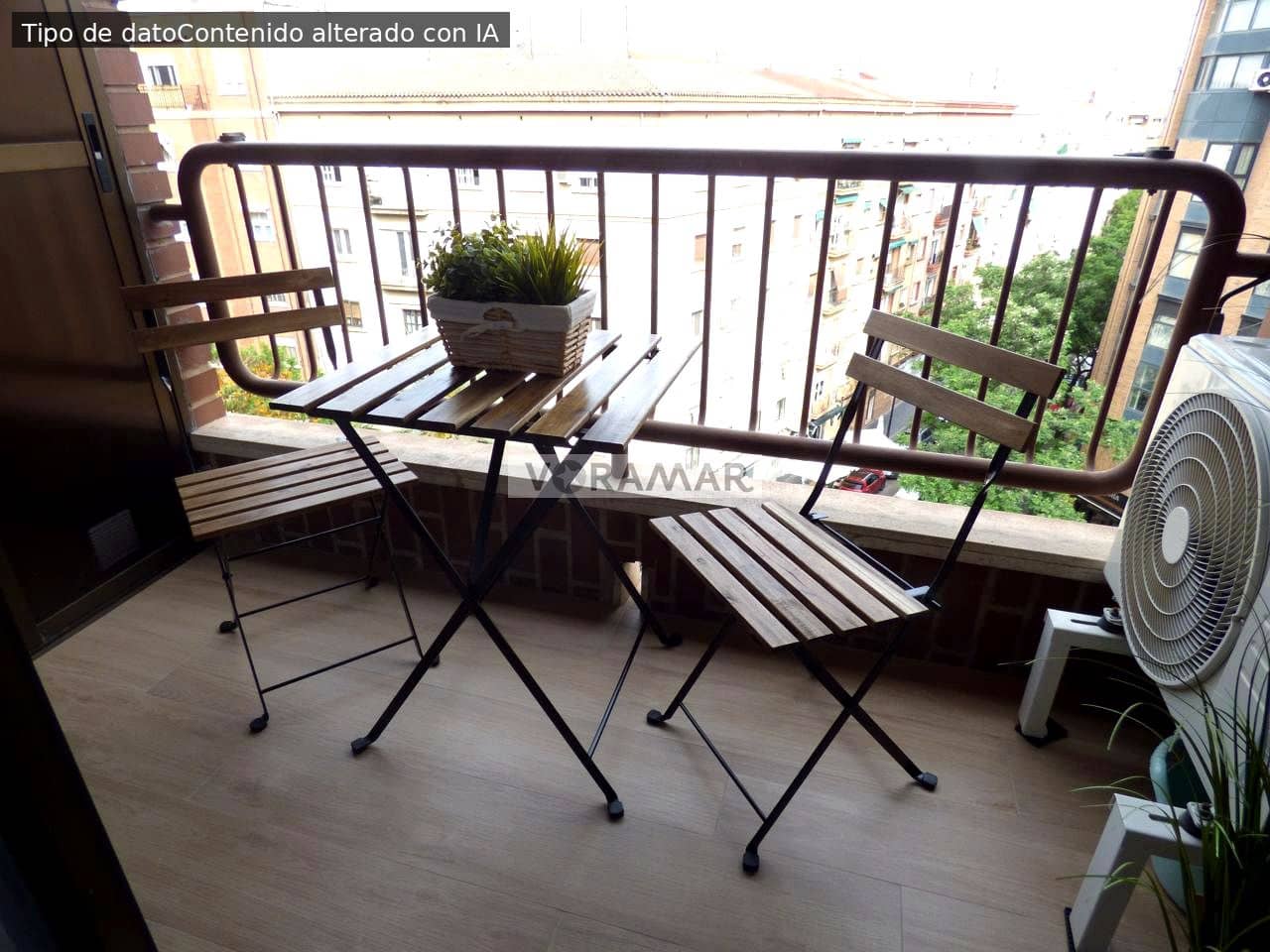 3 Zimmer Wohnung zu vermieten in Valencia Stadt mit Garage - 1.500 € (Ref: 8999632)