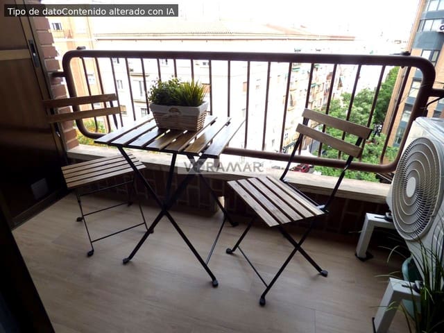 3 Zimmer Wohnung zu vermieten in Mestalla, València Stadt mit Garage - 1.500 € (Ref: 8999632)