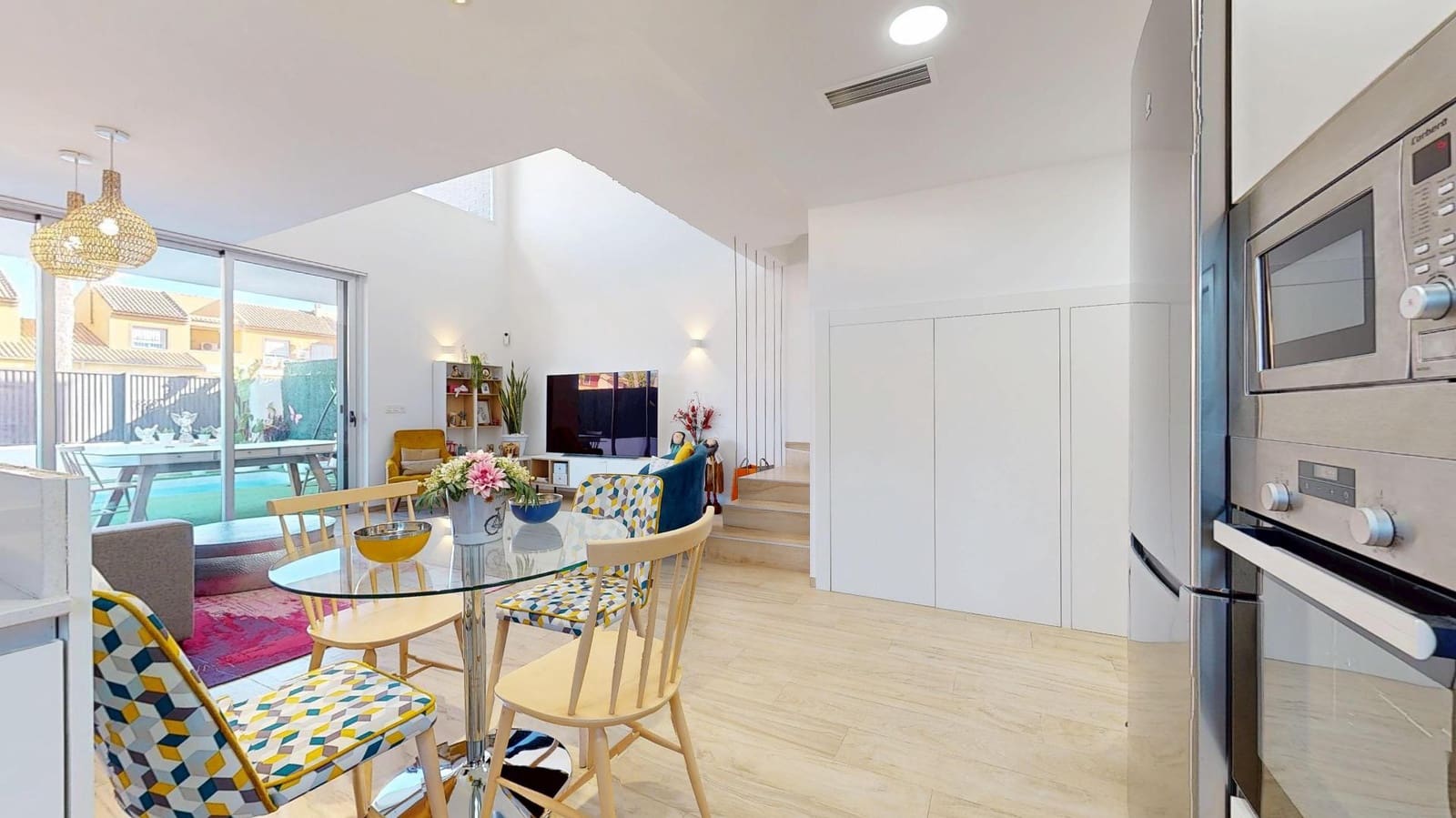 3 sovrum Semi-fristående Villa till salu i San Pedro del Pinatar med pool - 410 000 € (Ref: 9637631)