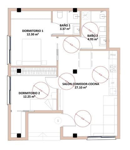 2 slaapkamer Appartement te koop in San Pedro del Pinatar met zwembad - € 155.000 (Ref: 9690642)