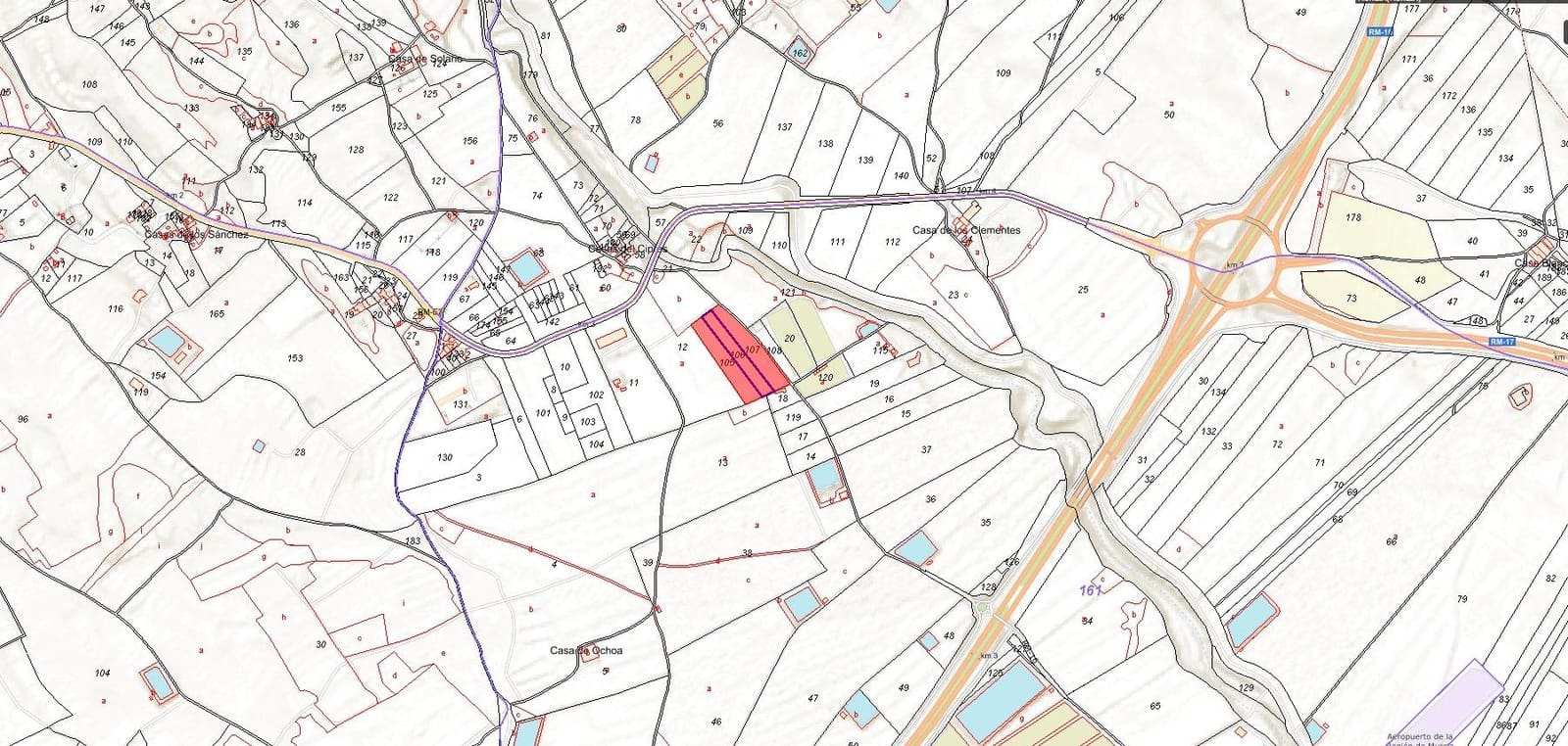 Landgrundstück zu verkaufen in Murcia Stadt - 127.000 € (Ref: 9701662)