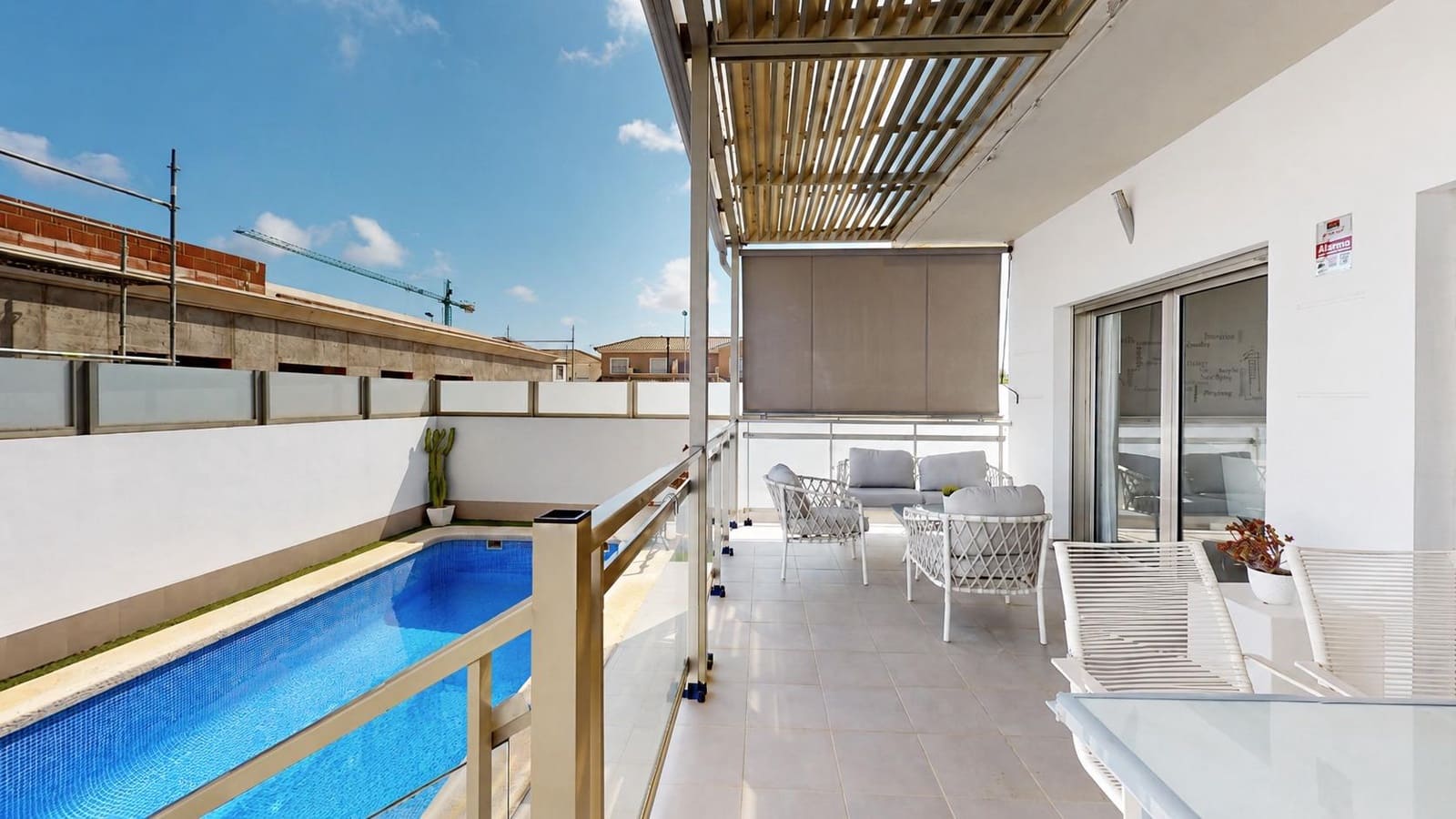 3 bedroom Semi-detached Villa for sale in San Javier with pool - € 374,900 (Ref: 9911096)
