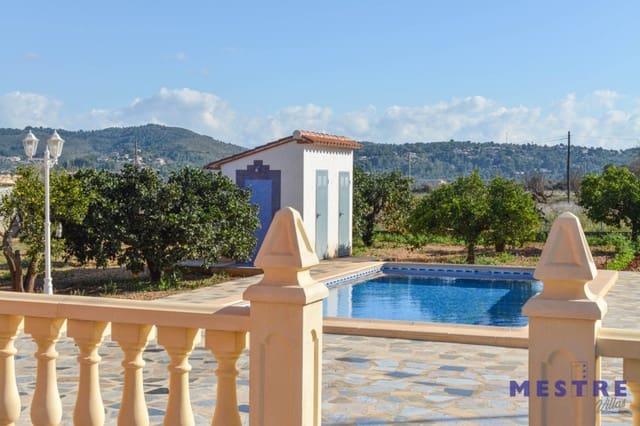 3 slaapkamer Finca/Landhuis te huur in Jalón / Xaló met garage - € 1.400 (Ref: 8768924)