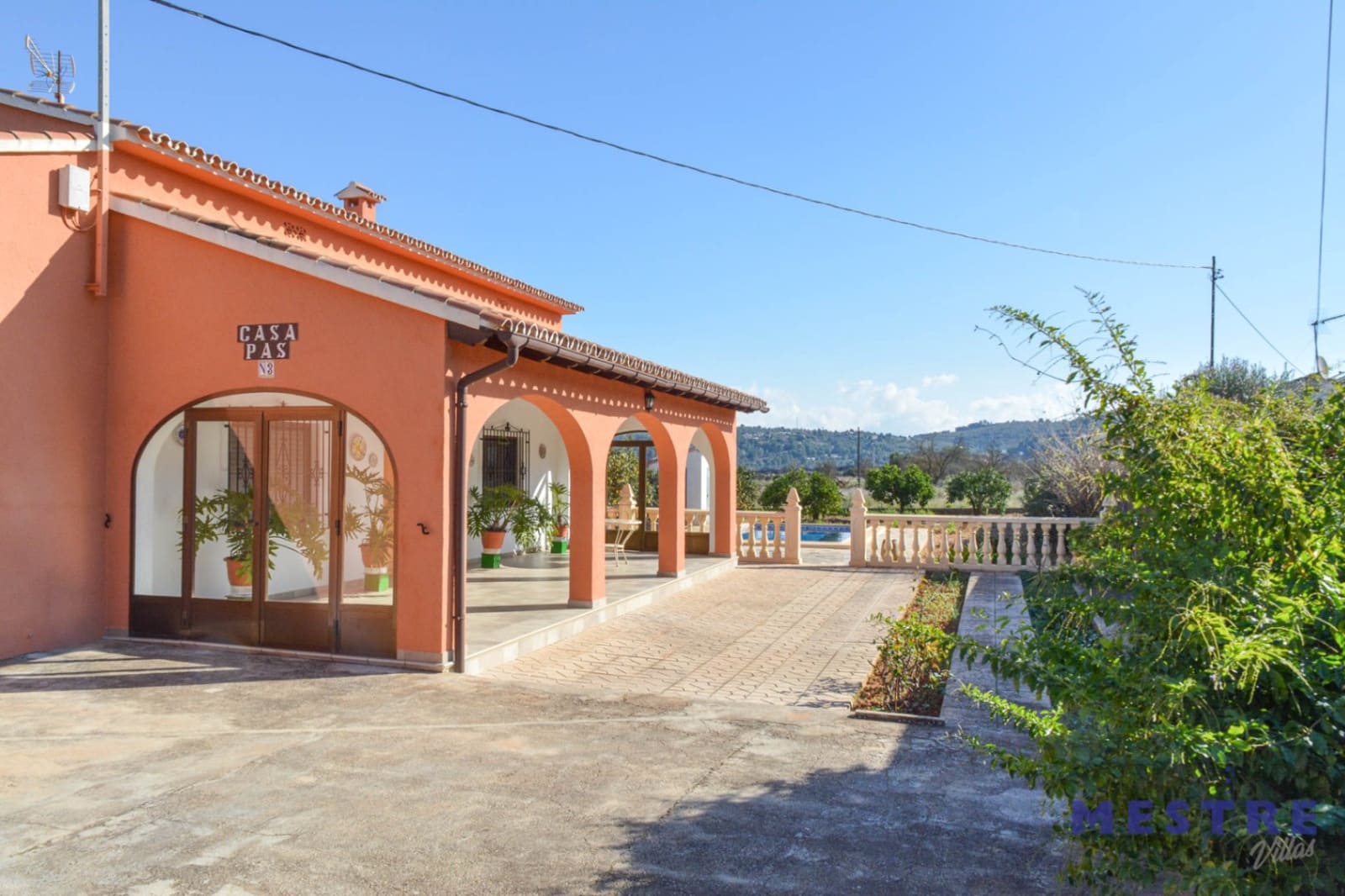 3 slaapkamer Finca/Landhuis te huur in Jalon / Xalo met garage - € 1.400 (Ref: 8768924)