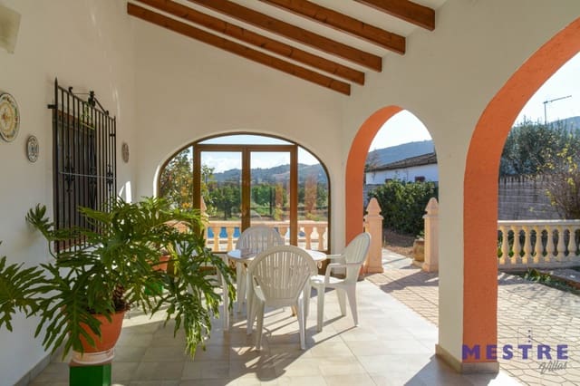 3 slaapkamer Finca/Landhuis te huur in Jalón / Xaló met garage - € 1.400 (Ref: 8768924)