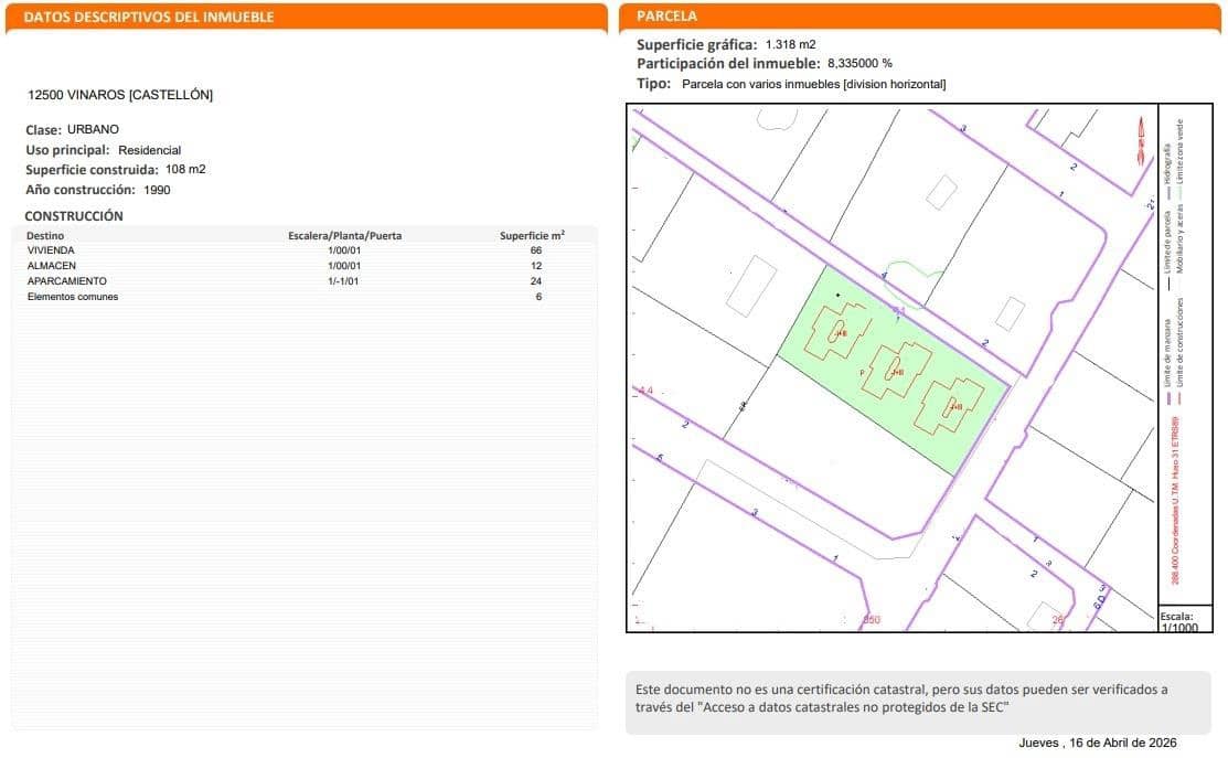 2 quarto Apartamento para venda em Vinaros com garagem - 185 000 € (Ref: 9780753)