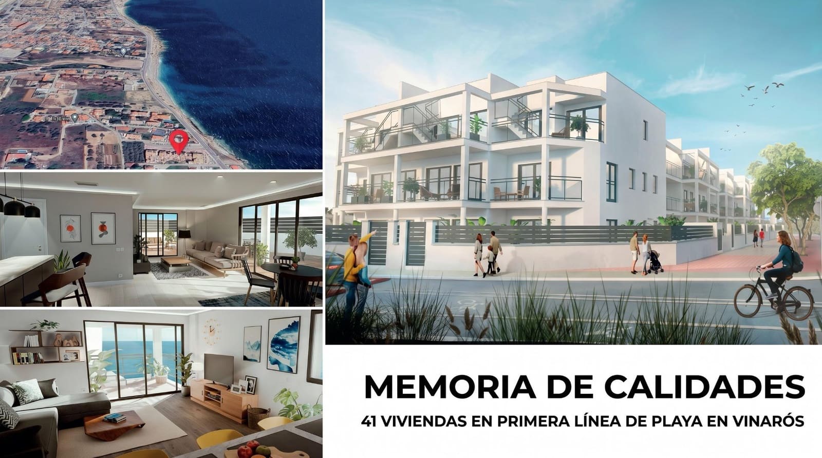 2 bedroom Flat for sale in Vinaros with pool - € 198,000 (Ref: 9818040)