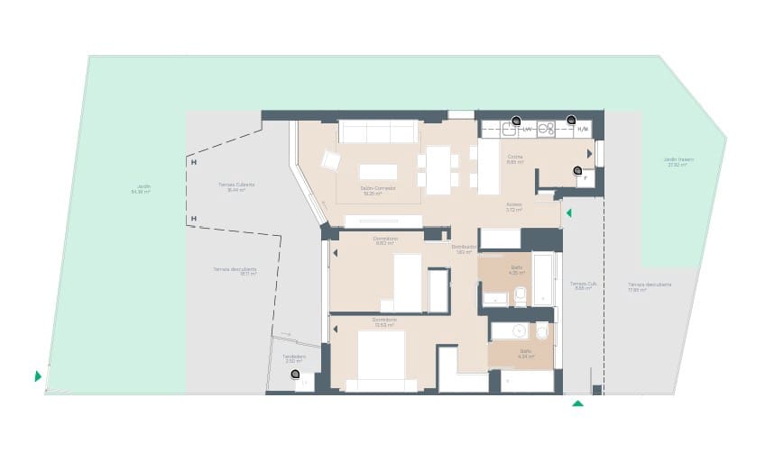 2 chambre Appartement à vendre à Palmanova avec piscine - 727 000 € (Ref: 10042677)