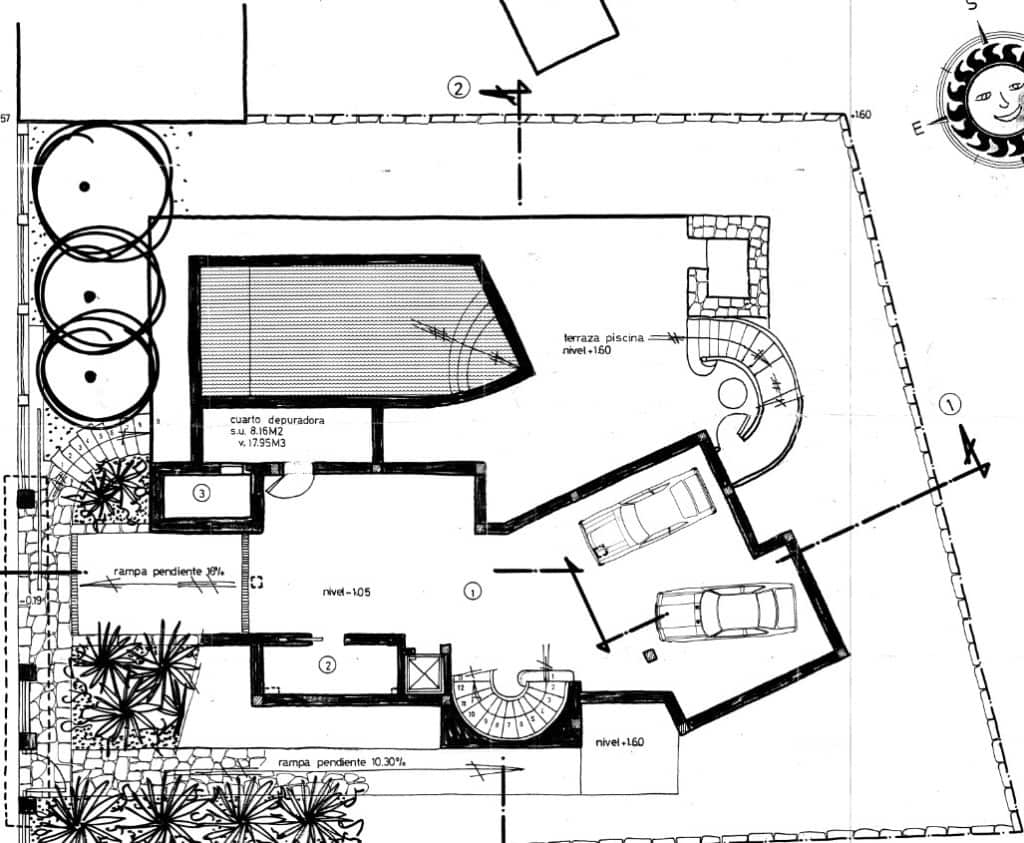 3 makuuhuone Huvila myytävänä paikassa Puerto de Andratx mukana uima-altaan 
autotalli - 3 550 000 € (Ref: 9533285)