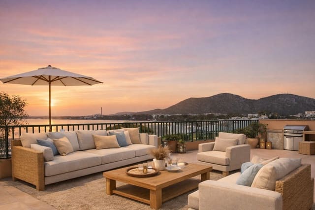 4 makuuhuone Kattohuoneisto myytävänä paikassa Puerto de Alcudia, Alcúdia - 1 275 000 € (Ref: 9633993)