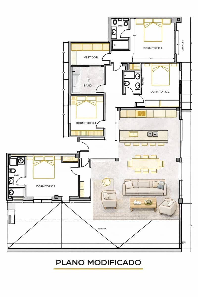 4 makuuhuone Kattohuoneisto myytävänä paikassa Puerto de Alcudia - 1 275 000 € (Ref: 9633993)