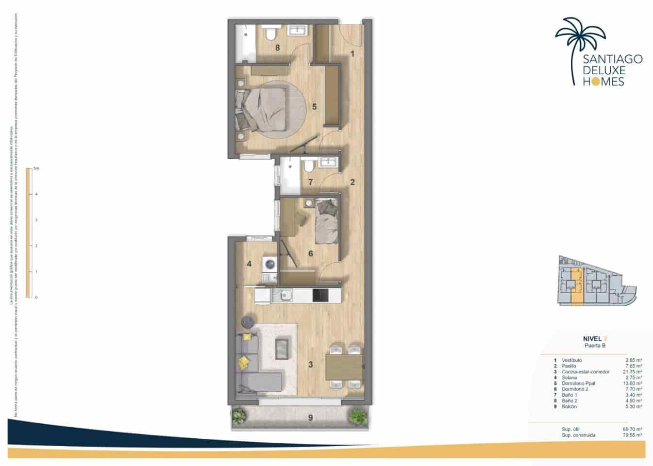 2 soveværelse Lejlighed til salg i Santiago del Teide med swimmingpool - € 325.000 (Ref: 7962064)