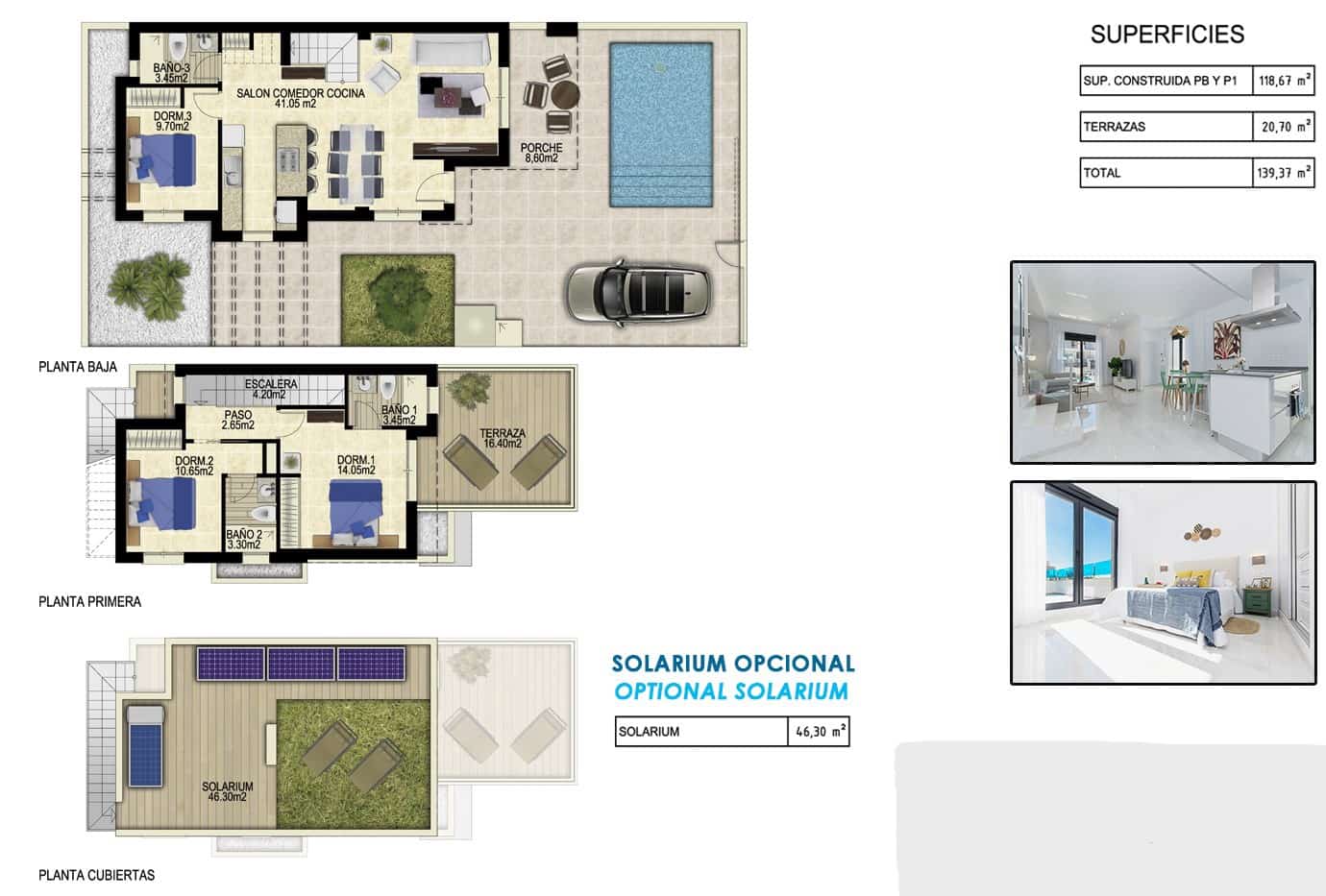 3 bedroom Villa for sale in Orihuela with pool - € 389,000 (Ref: 7990486)