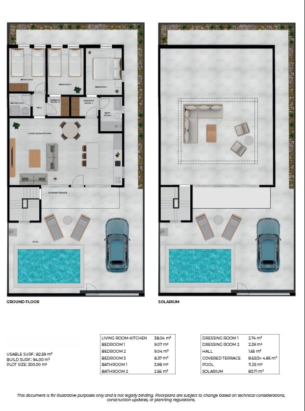 Chalet de 3 habitaciones en La Pinilla en venta con piscina garaje - 278.965 € (Ref: 10000910)