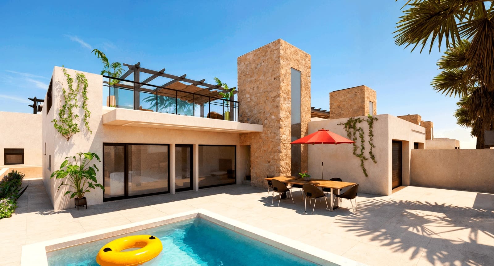 3 Zimmer Villa zu verkaufen in La Pinilla mit Pool Garage - 379.845 € (Ref: 10000914)