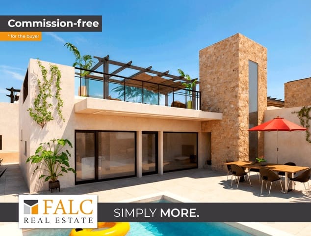 3 Zimmer Villa zu verkaufen in La Pinilla, Fuente Alamo de Murcia mit Pool Garage - 384.923 € (Ref: 10000915)