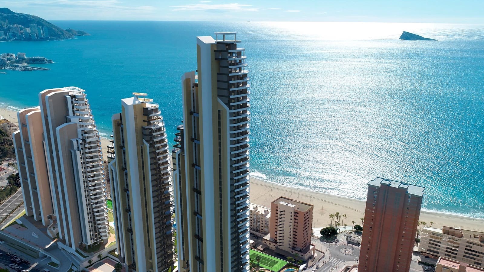 Ático de 3 habitaciones en Benidorm en venta con piscina garaje - 2.065.000 € (Ref: 10012470)
