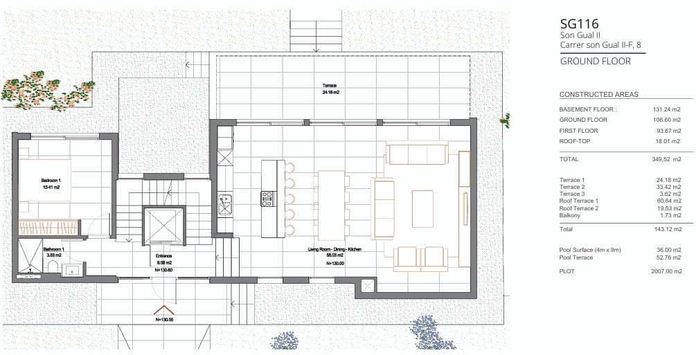 4 soveværelse Villa til salg i Palma de Mallorca med swimmingpool garage - € 2.790.000 (Ref: 10021461)