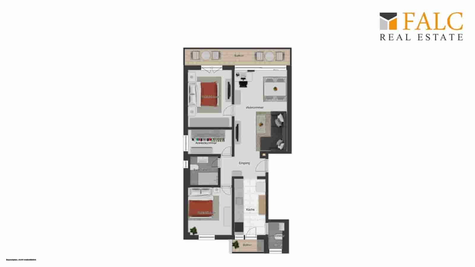 2 sovrum Lägenhet att hyra i Palma de Mallorca med garage - 2 200 € (Ref: 10035798)