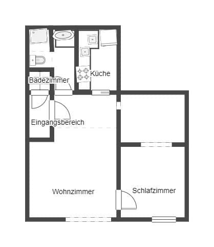 2 Zimmer Apartment zu verkaufen in Palma de Mallorca - 455.000 € (Ref: 10049643)