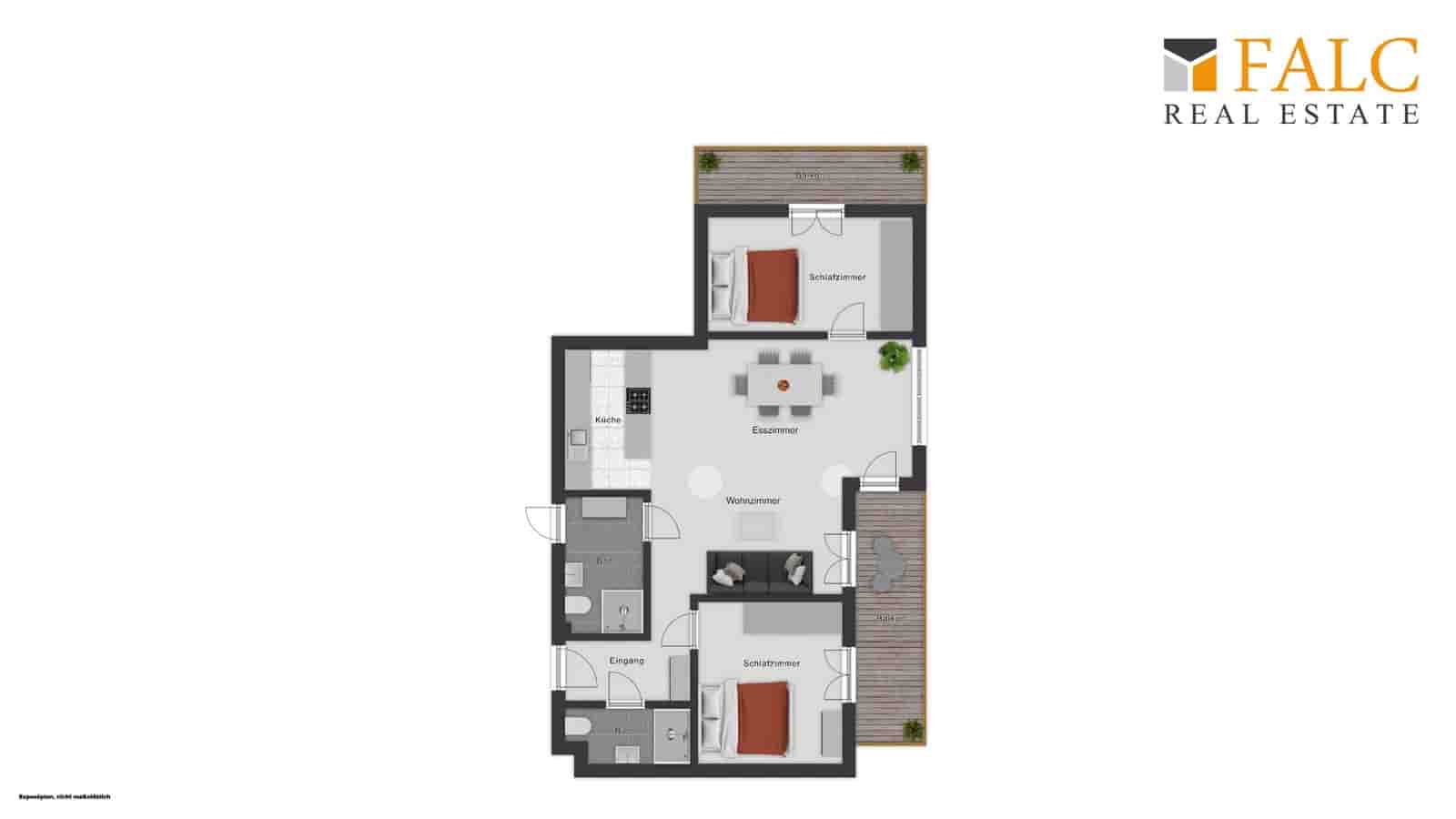 2 makuuhuone Huoneisto myytävänä paikassa Palma de Mallorca - 440 000 € (Ref: 10079938)