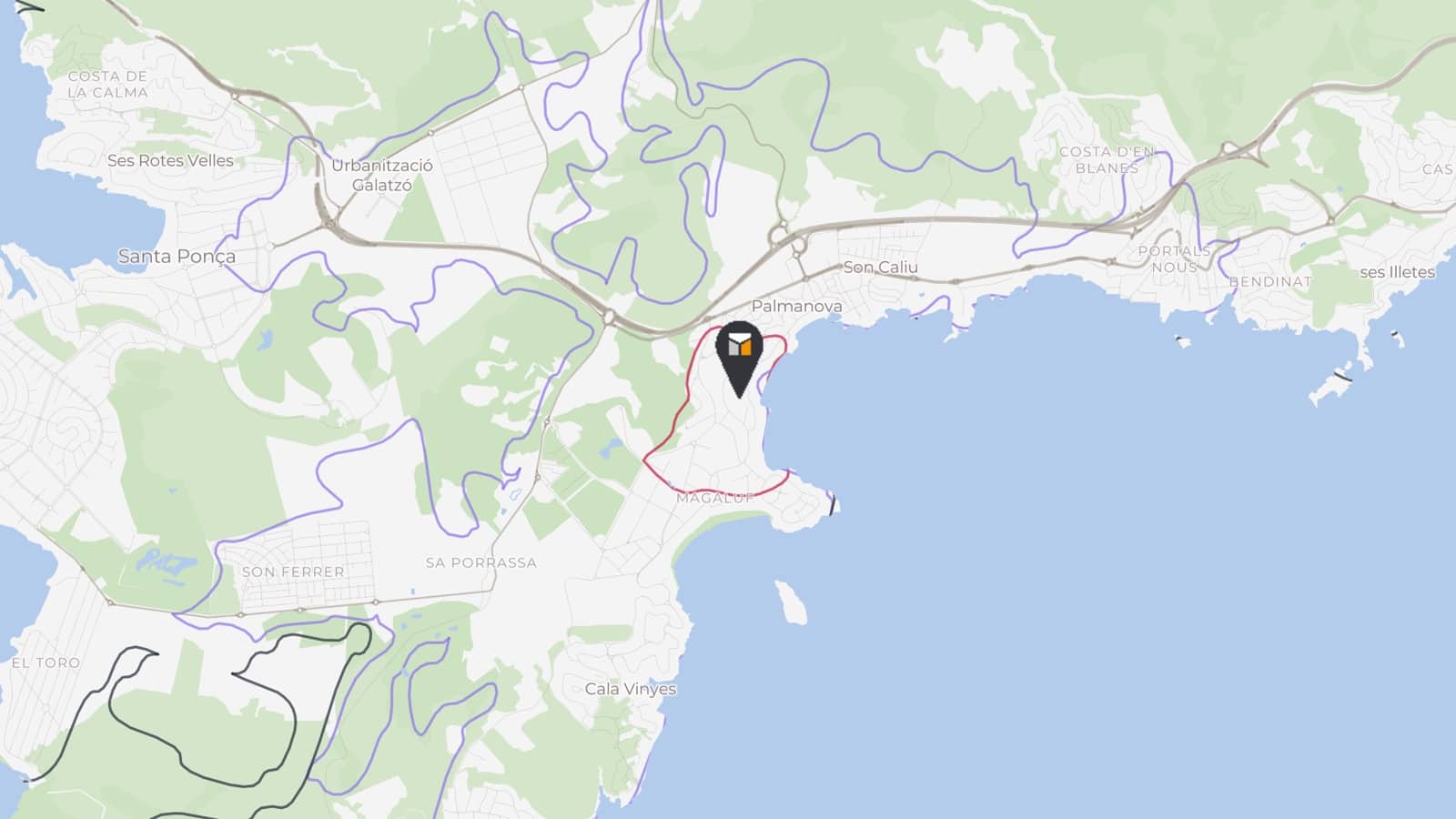 3 sovrum Takvåning till salu i Palmanova med pool garage - 1 340 000 € (Ref: 10130401)