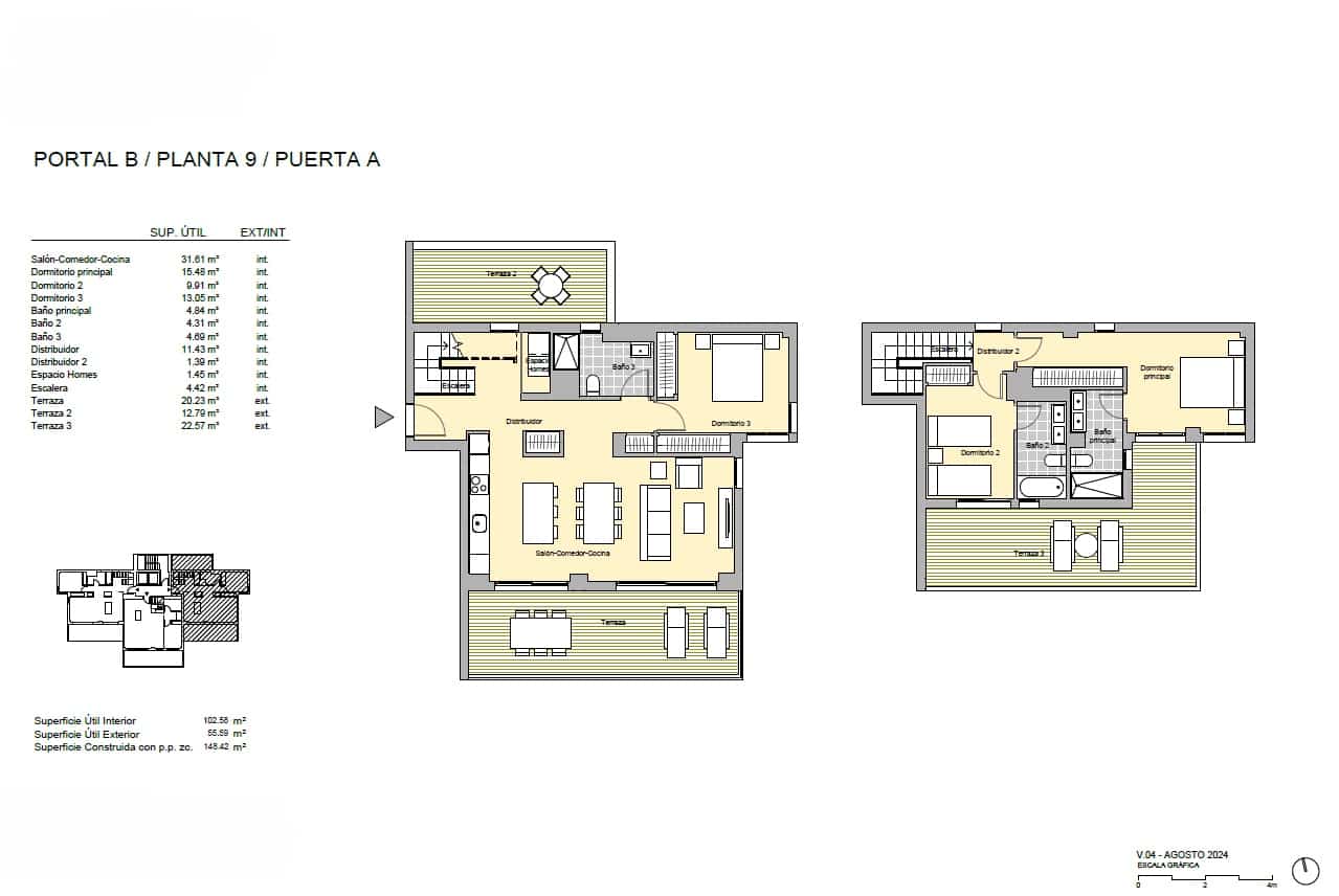 3 bedroom Penthouse for sale in Calpe / Calp with pool - € 697,000 (Ref: 10148135)