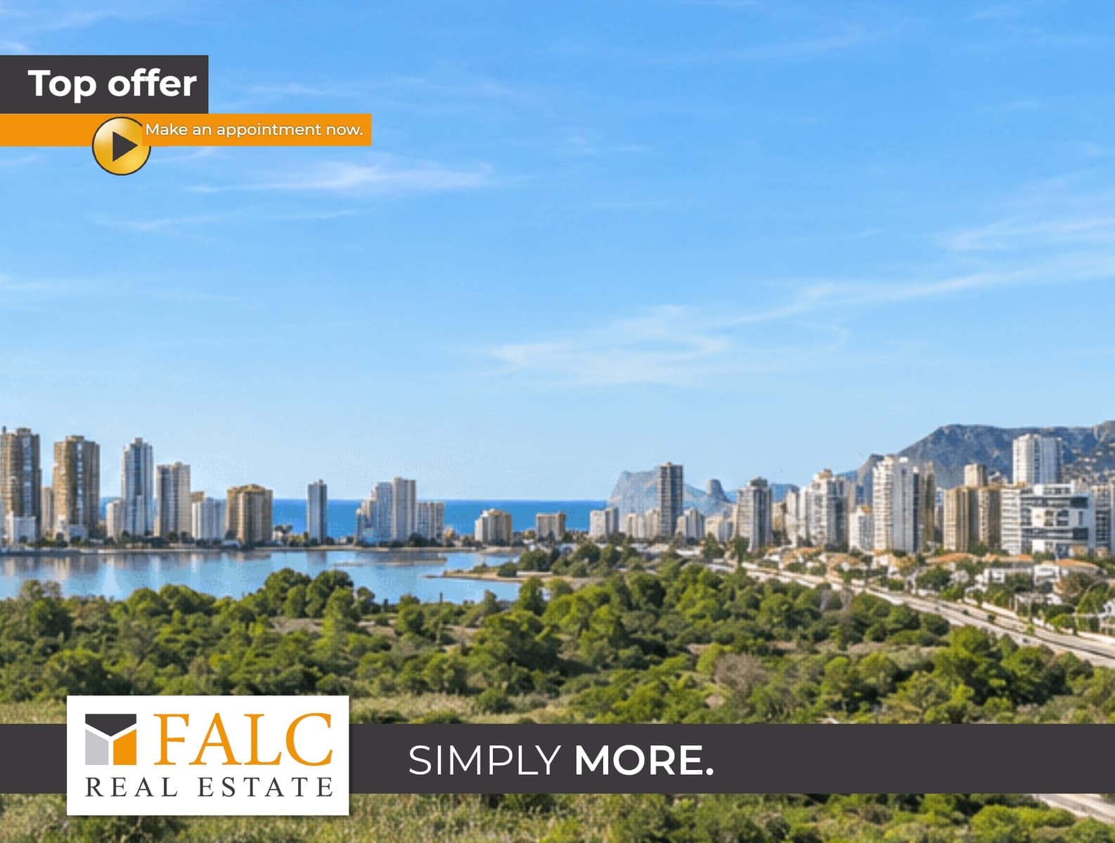 3 bedroom Penthouse for sale in Calpe / Calp with pool - € 697,000 (Ref: 10148135)