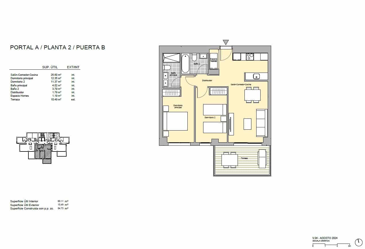 2 quarto Apartamento para venda em Calpe / Calp com piscina - 401 000 € (Ref: 10148136)