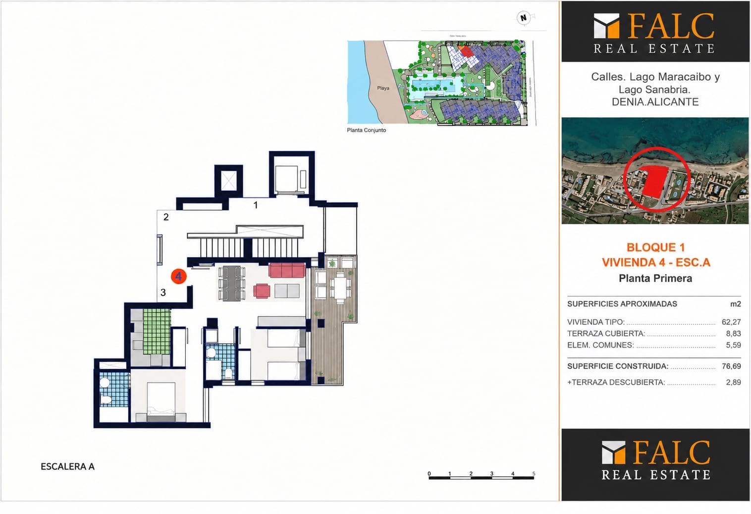 2 soverom Leilighet til salgs i Denia med svømmebasseng - € 379 000 (Ref: 10179486)