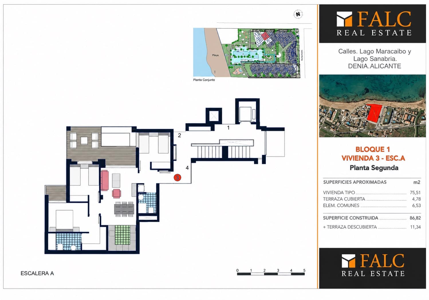 2 soveværelse Lejlighed til salg i Denia med swimmingpool - € 525.000 (Ref: 10179487)