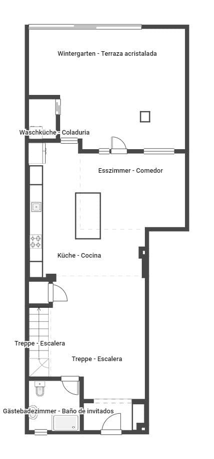 3 soveværelse Rækkehus til salg i Palma de Mallorca med garage - € 645.000 (Ref: 7526666)
