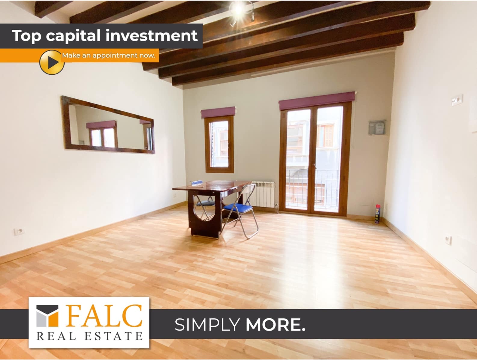 2 bedroom Apartment for sale in Palma de Mallorca - € 369,000 (Ref: 7580572)