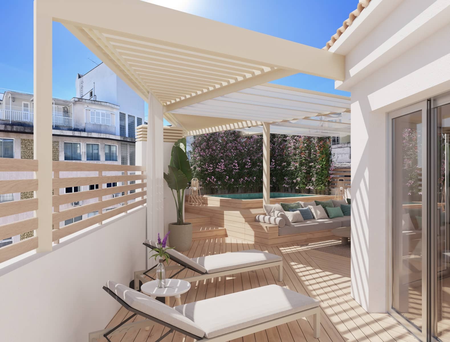 3 quarto Penthouse para venda em Palma de Mallorca com piscina garagem - 2 200 000 € (Ref: 7957372)