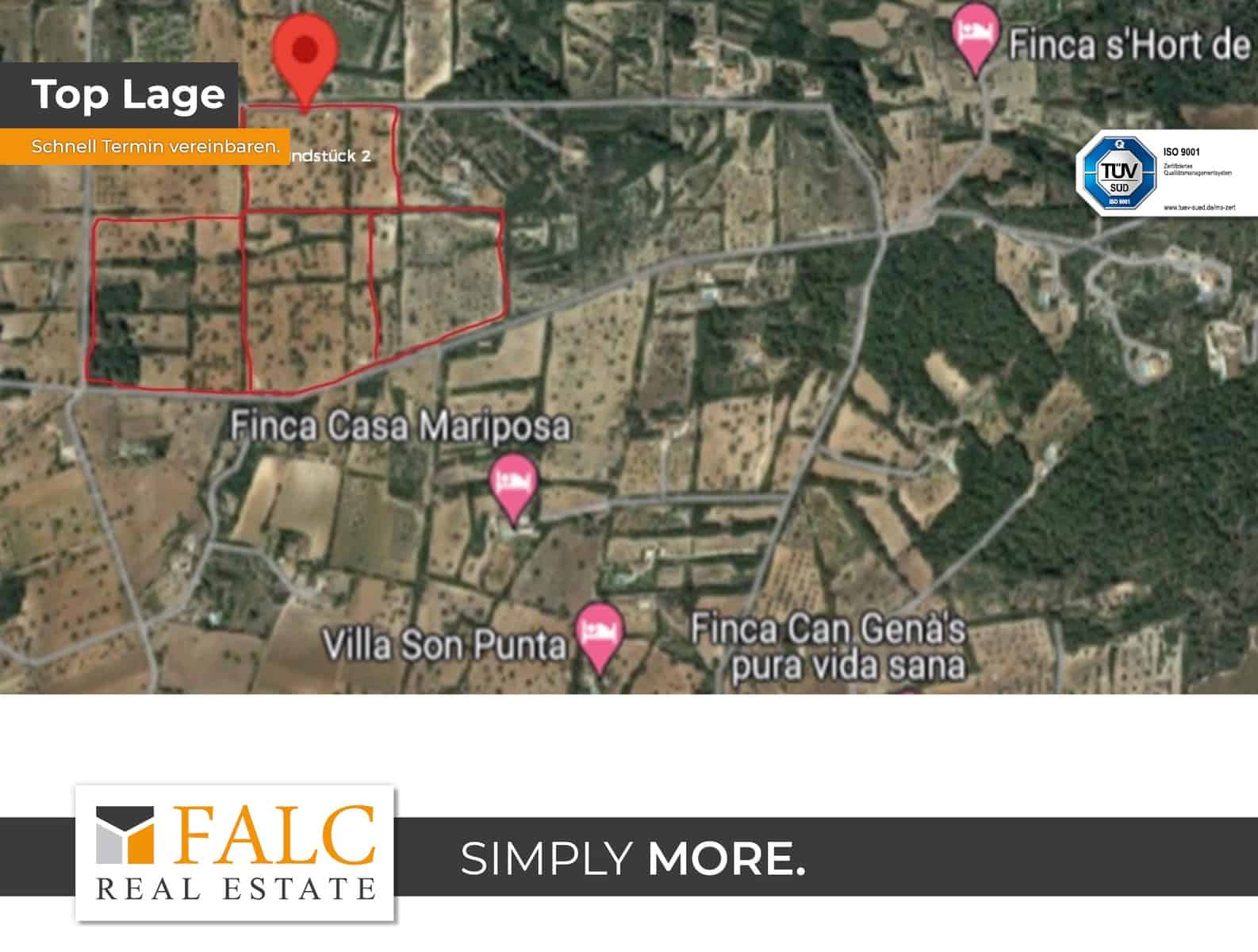 Undeveloped Land for sale in Son Proenc / Son Prohens - € 325,000 (Ref: 7998512)