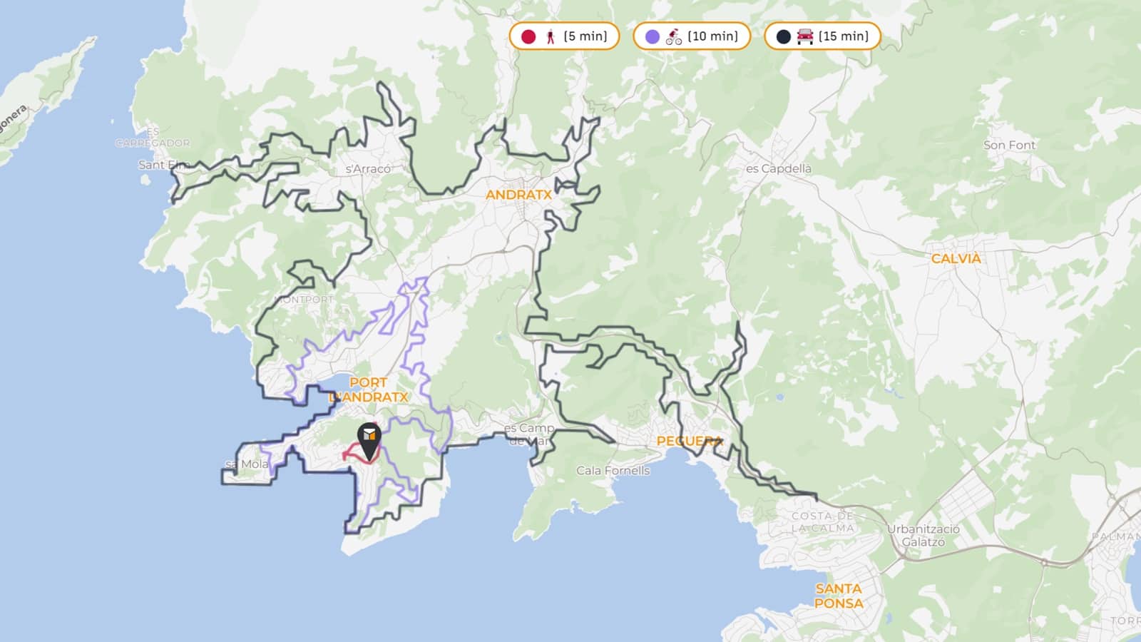 2 soveværelse Lejlighed til salg i Puerto de Andratx med swimmingpool garage - € 895.000 (Ref: 8200443)