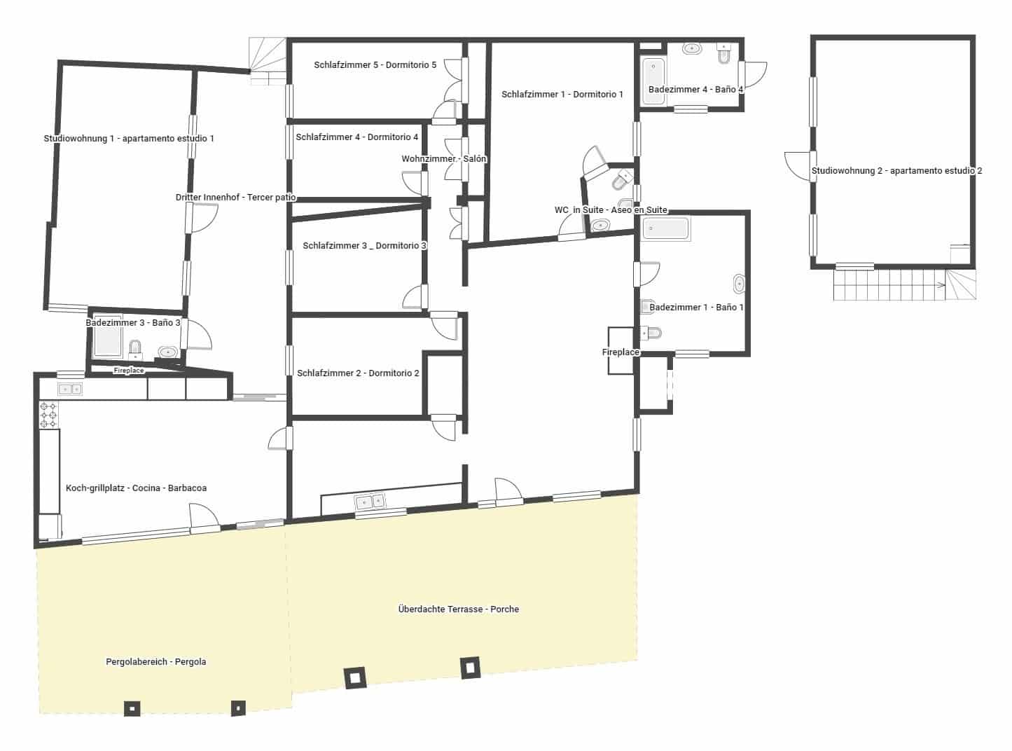 7 sovrum Villa till salu i Inca med pool garage - 950 000 € (Ref: 8215361)