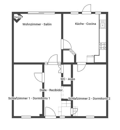 5 soveværelse Rækkehus til salg i Palma de Mallorca - € 2.000.000 (Ref: 8215366)