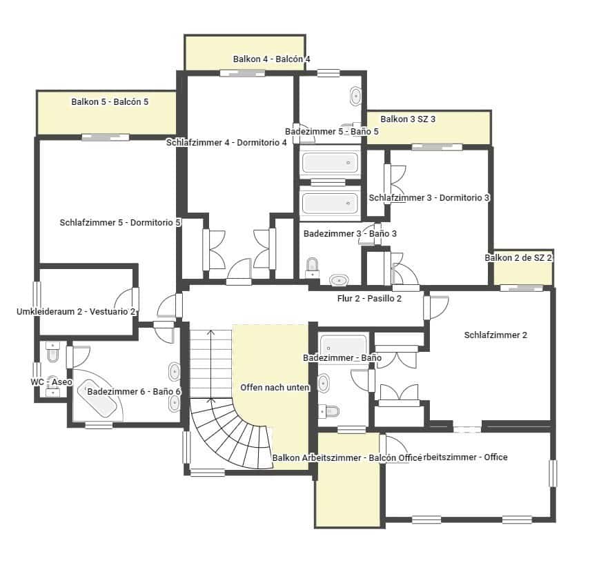 5 soveværelse Villa til salg i Palmanova med swimmingpool garage - € 3.000.000 (Ref: 8215368)