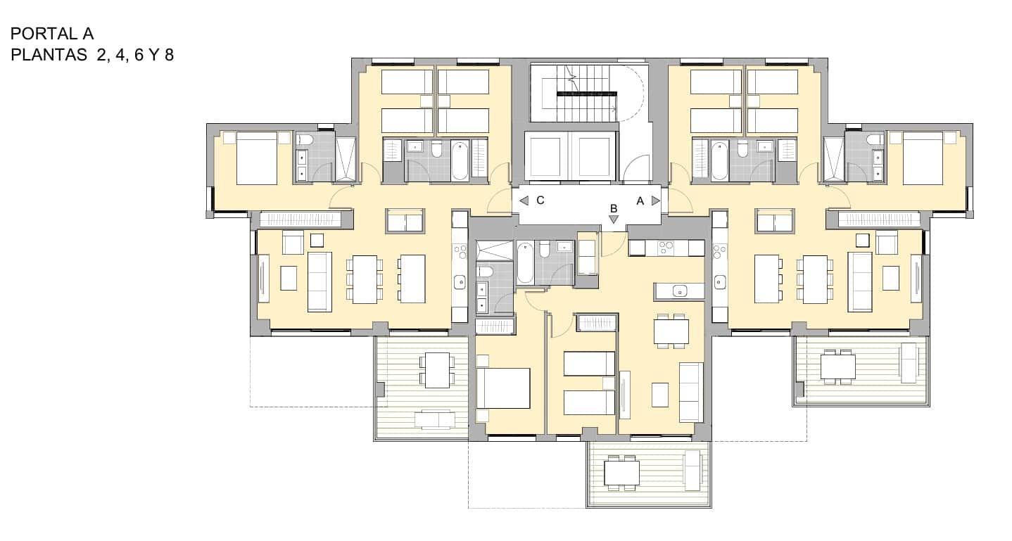 Apartamento de 3 habitaciones en Calpe / Calp en venta con piscina garaje - 477.000 € (Ref: 8338582)