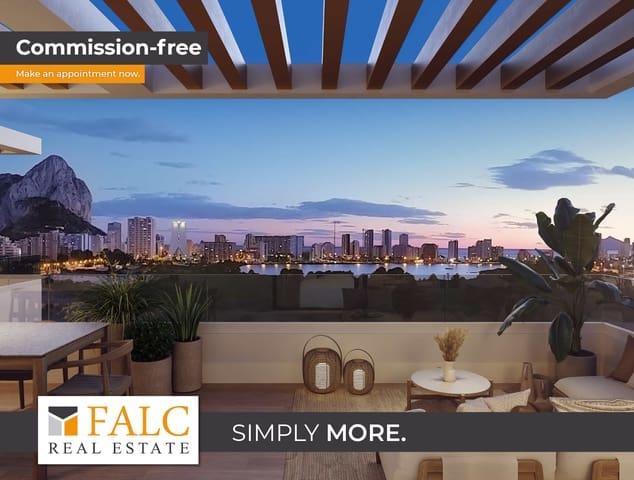 3 sypialnia Apartament na sprzedaż w Levante - Playa Fossa, Calpe / Calp z basenem garażem - 477 000 € (Ref: 8338582)